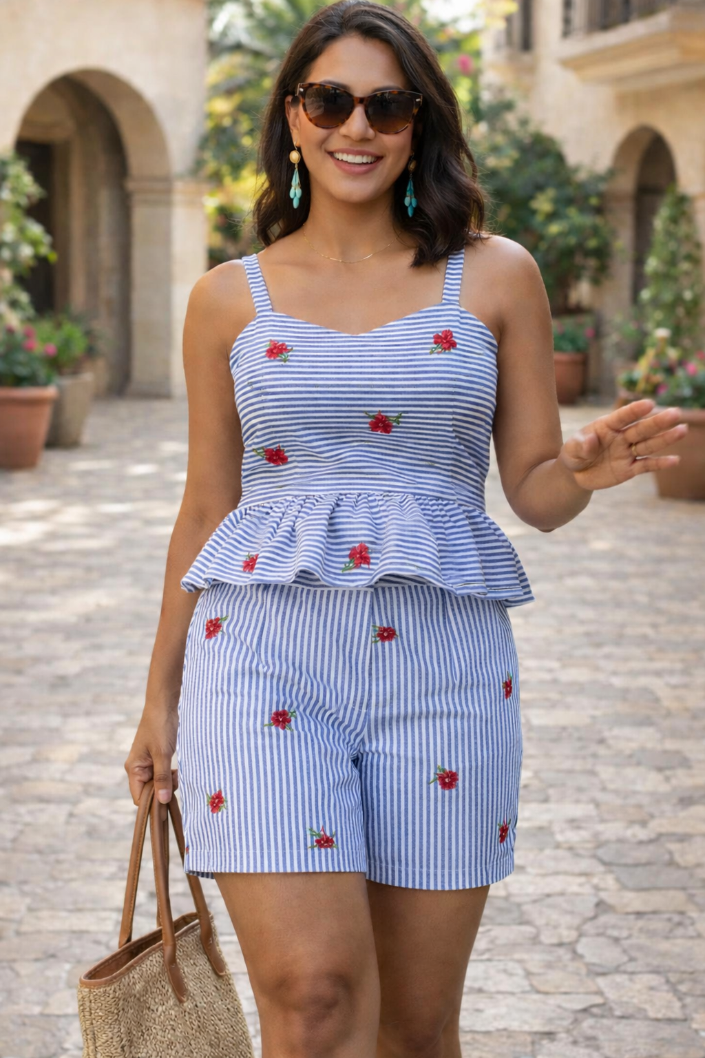 Conjunto flor marina